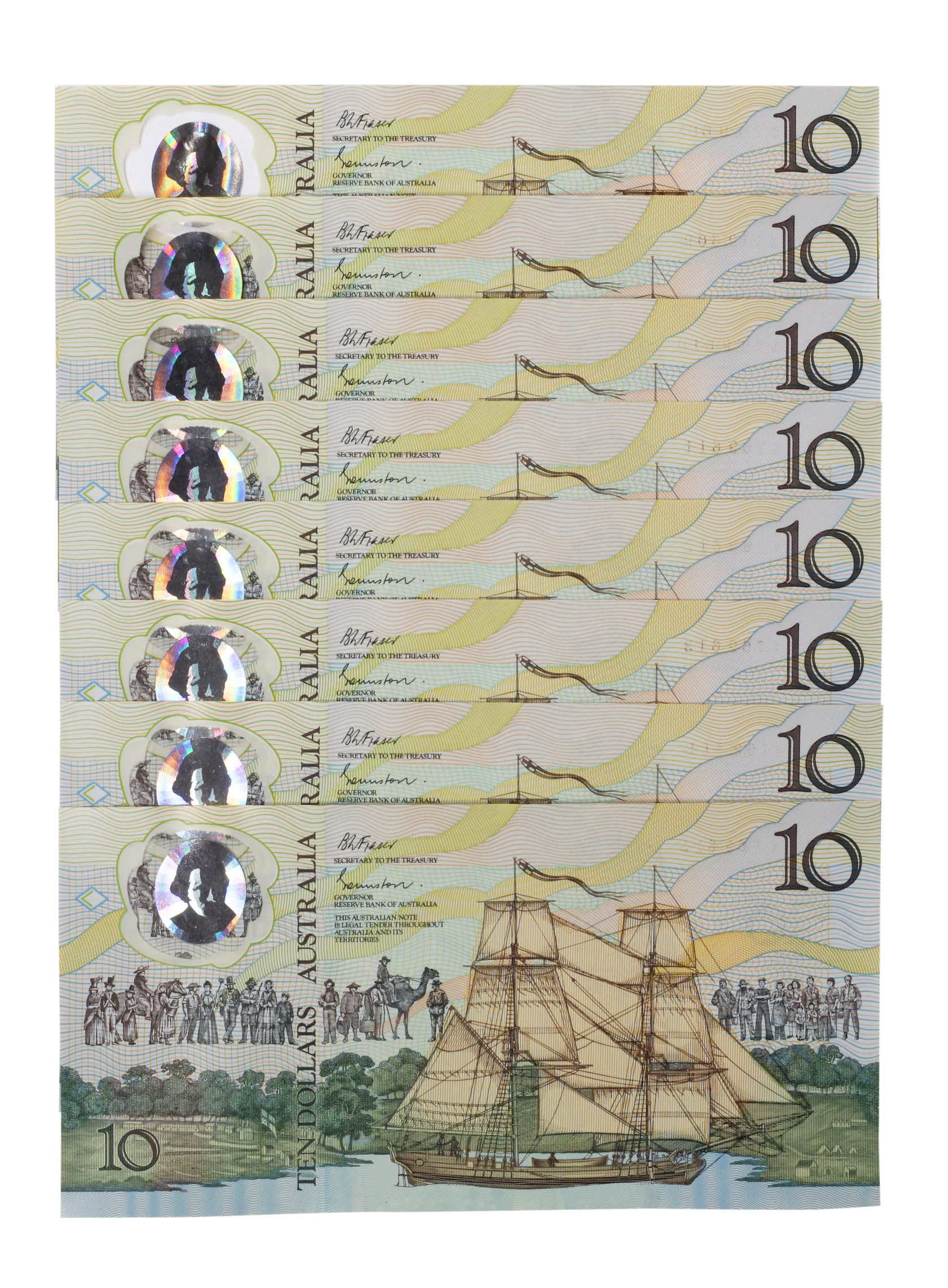 2015. · Consecutive Run, Johnston/Fraser, Ten Dollars, 1988, UNC