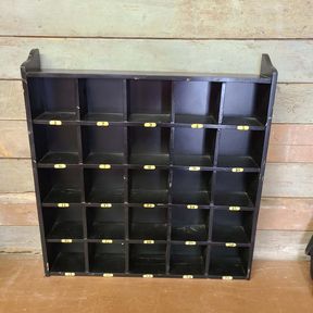 Pottery Barn Handcrafted Wooden Cubby Display - Pigeon Hold Display
