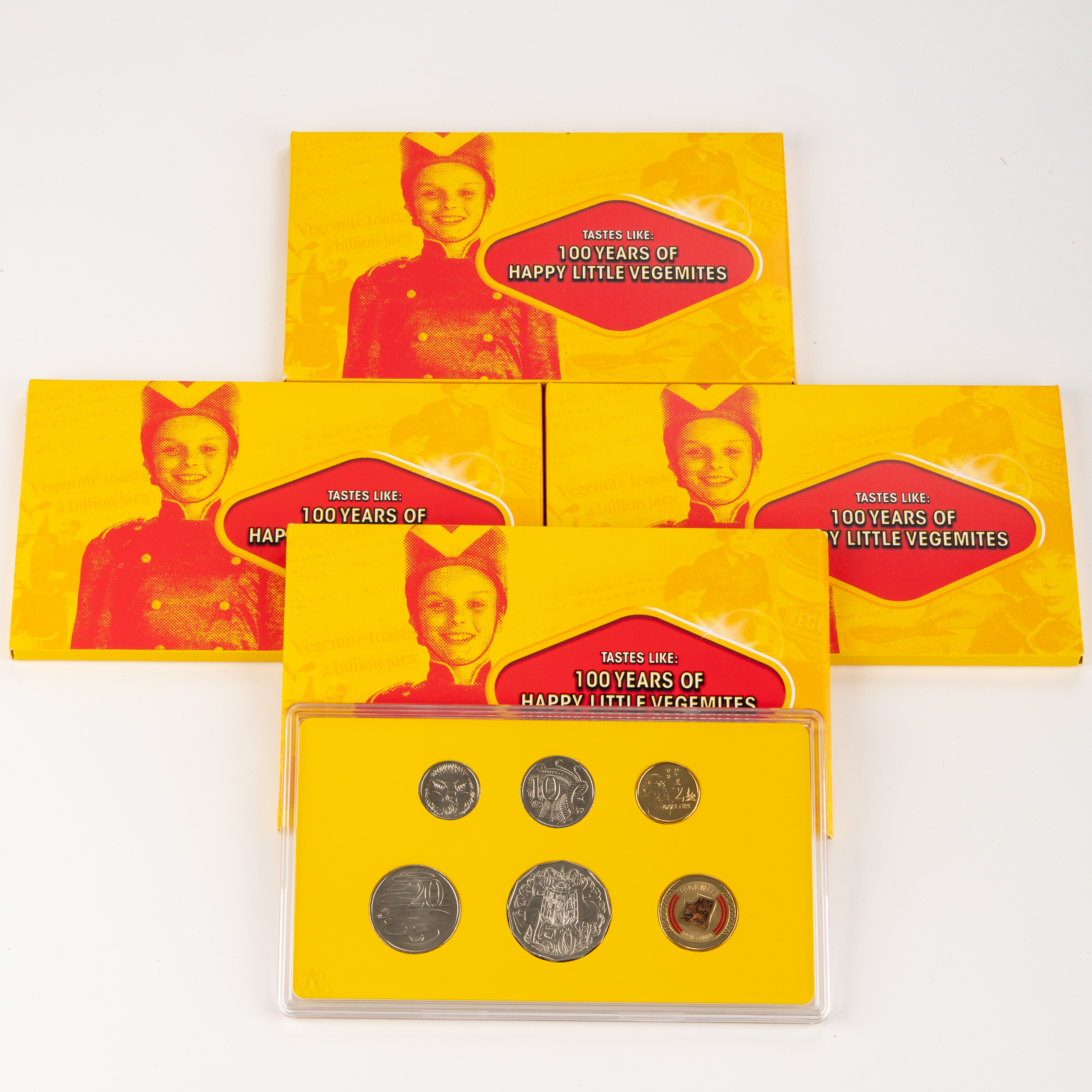 29 · Elizabeth II, Vegemite Centenary, Five Cents - Two Dollars, 2023,  UNC