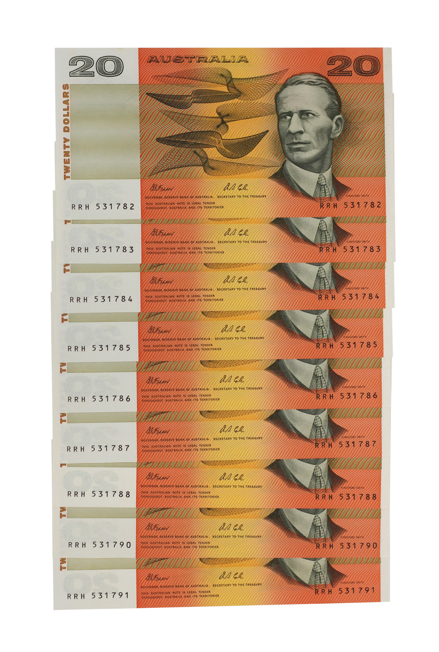 2038. · Twenty Dollars, 1991, UNC