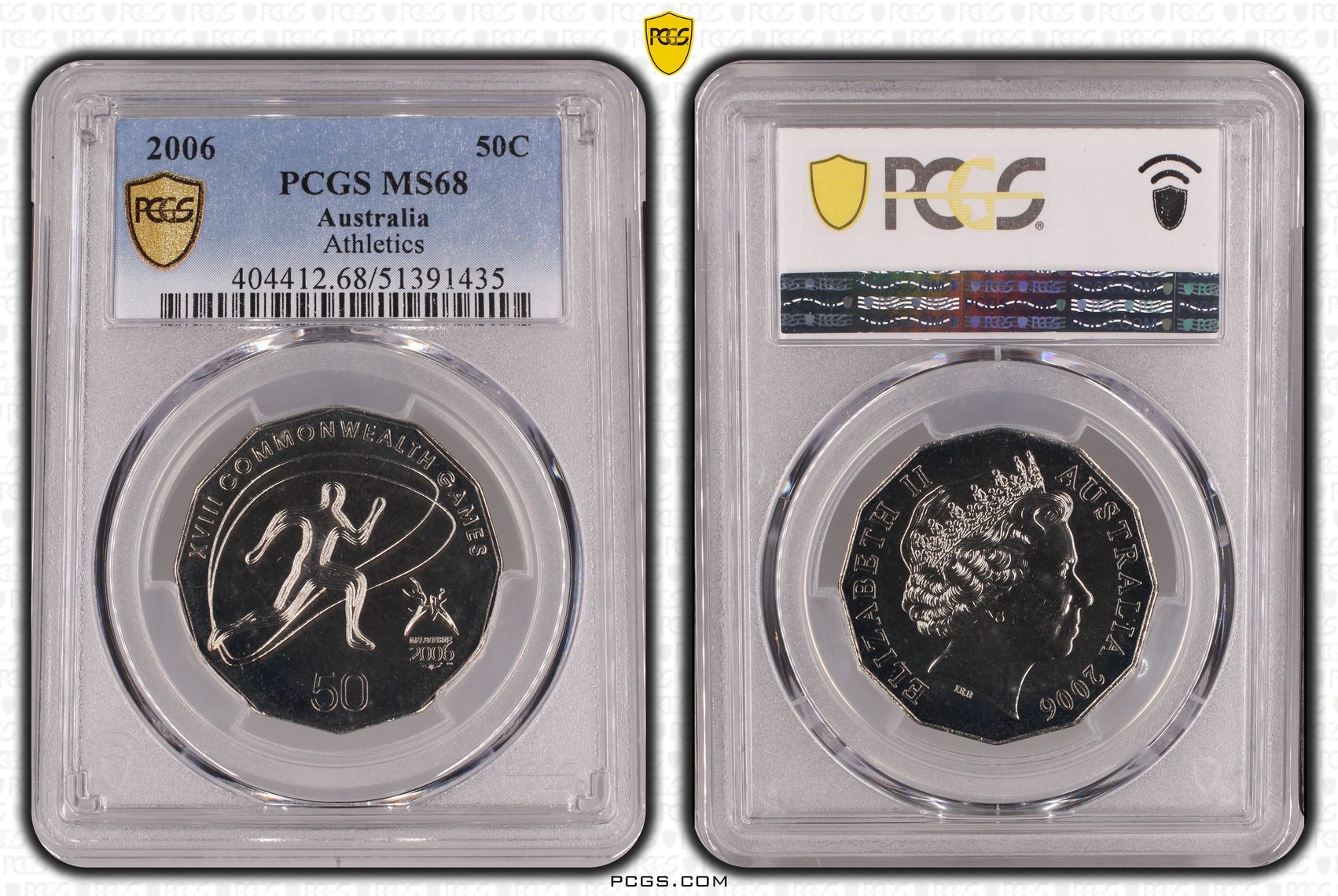 Athletics, POP 4/0, Fifty Cent, 2006, PCGS MS68