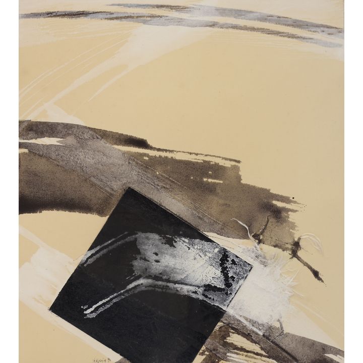 John Franklin Koenig ''Shikishi #3'' 1971 Mixed Media