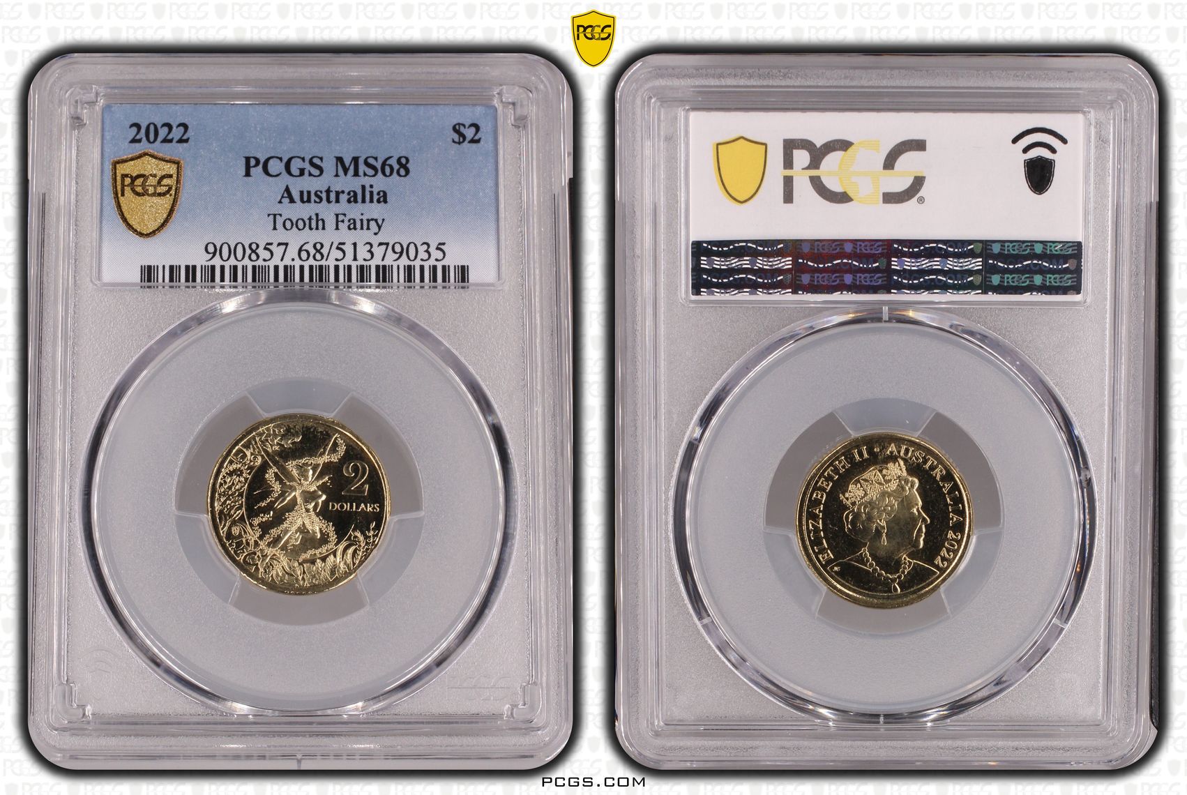 Tooth Fairy, Two Dollar, 2022, PCGS MS68