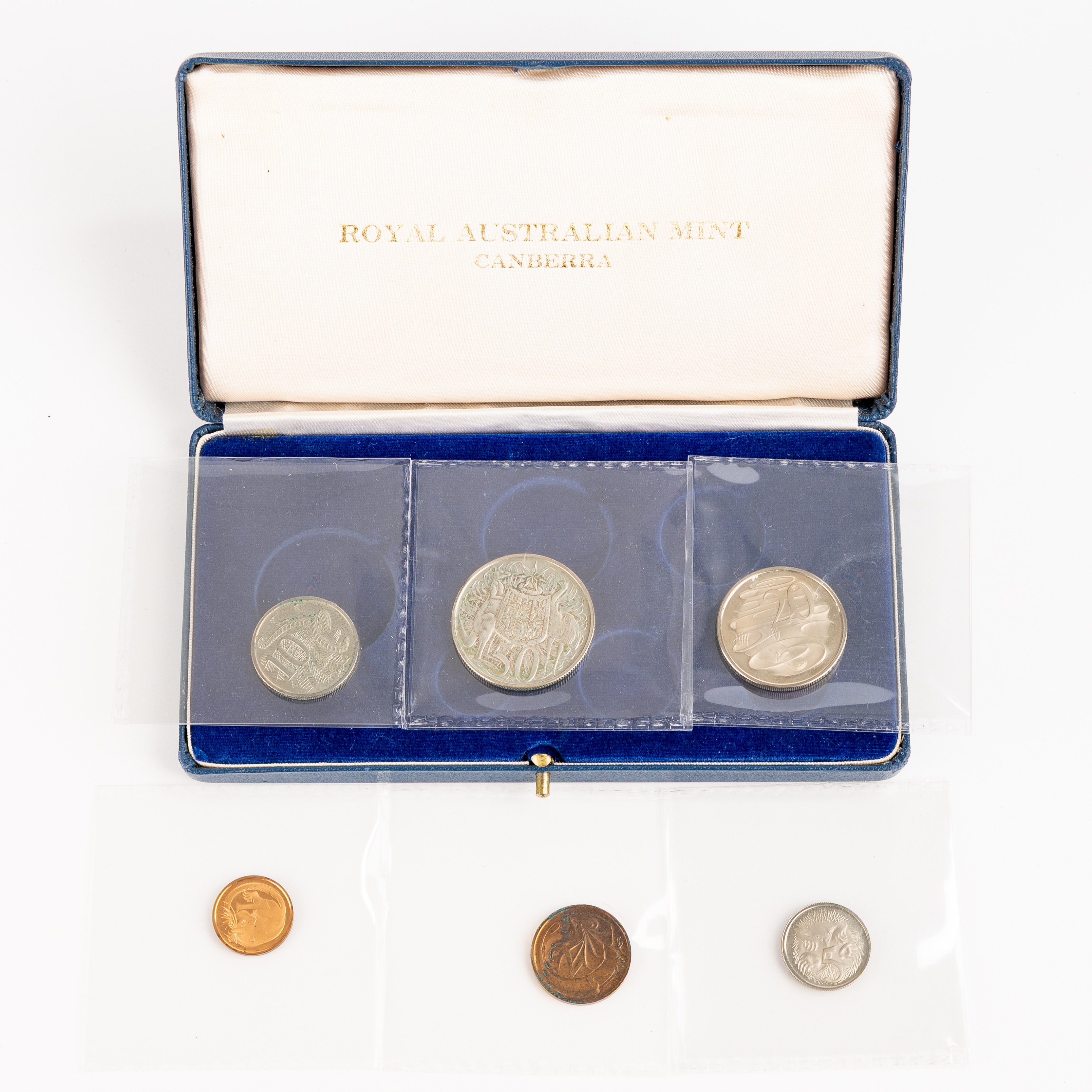 Elizabeth II, One Cent - Fifty Cents, 1966, aFDC