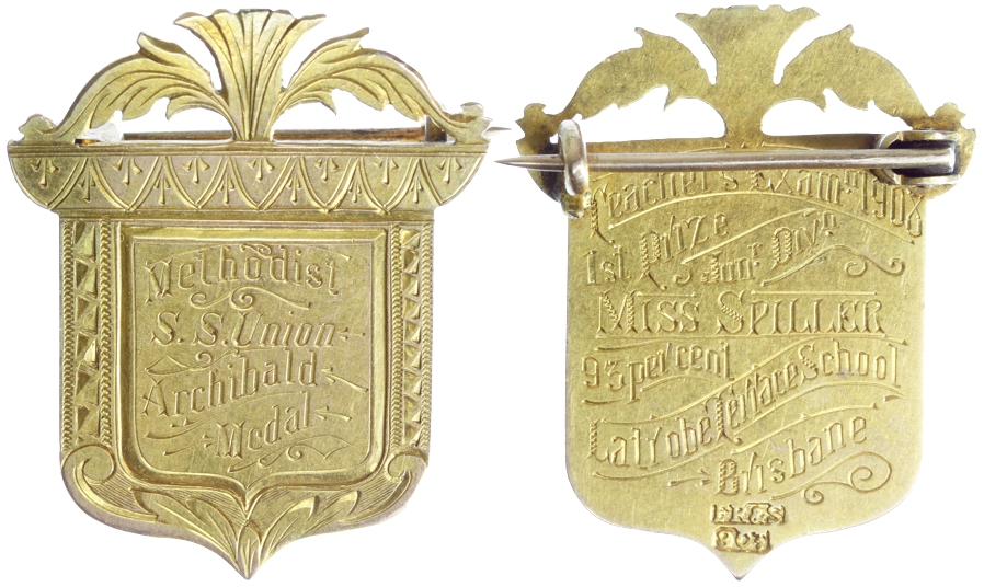 9ct Gold Methodist Teachers Exam