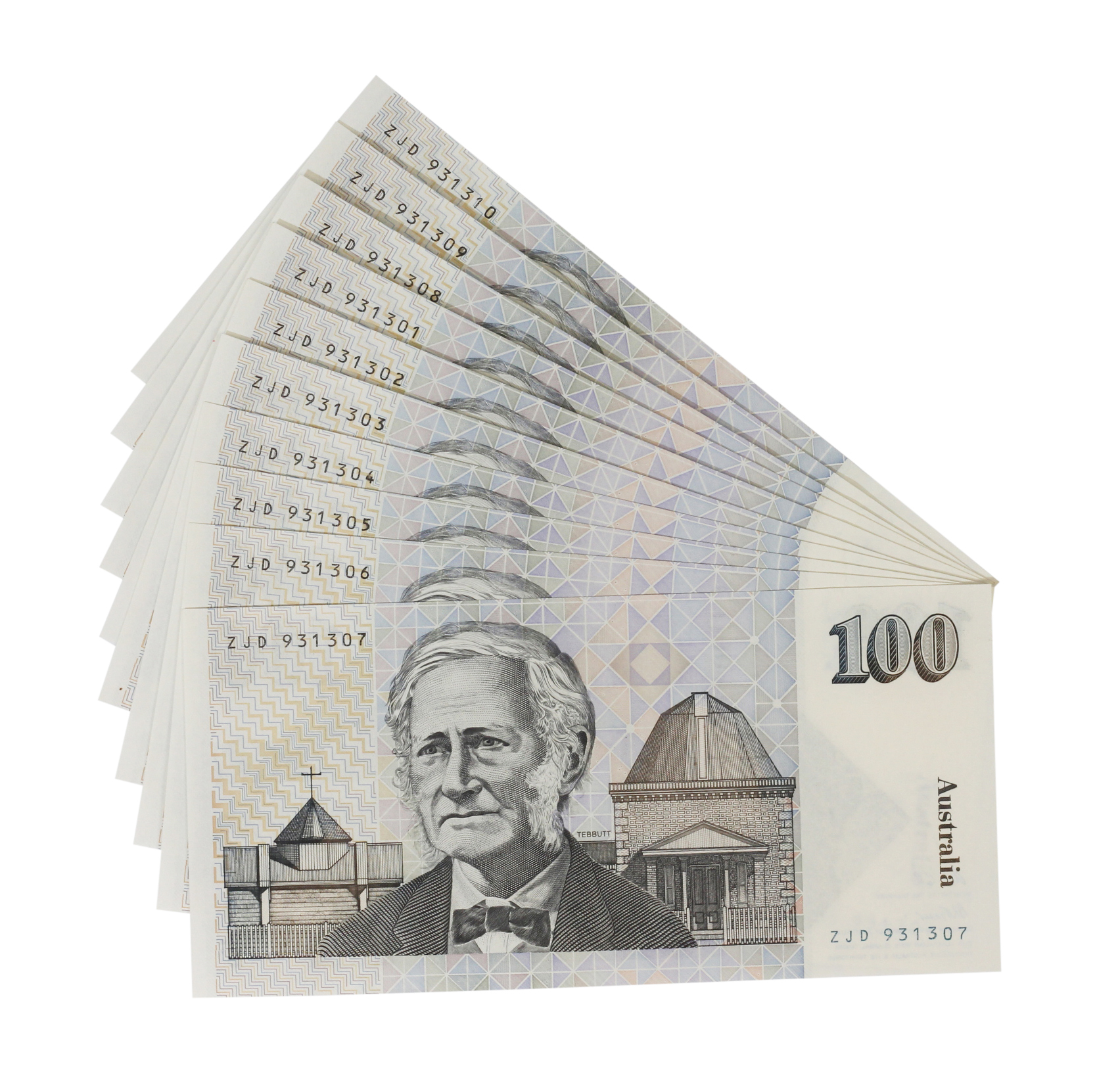 2078. · Group, Fraser/Cole, One Hundred Dollars, 1991