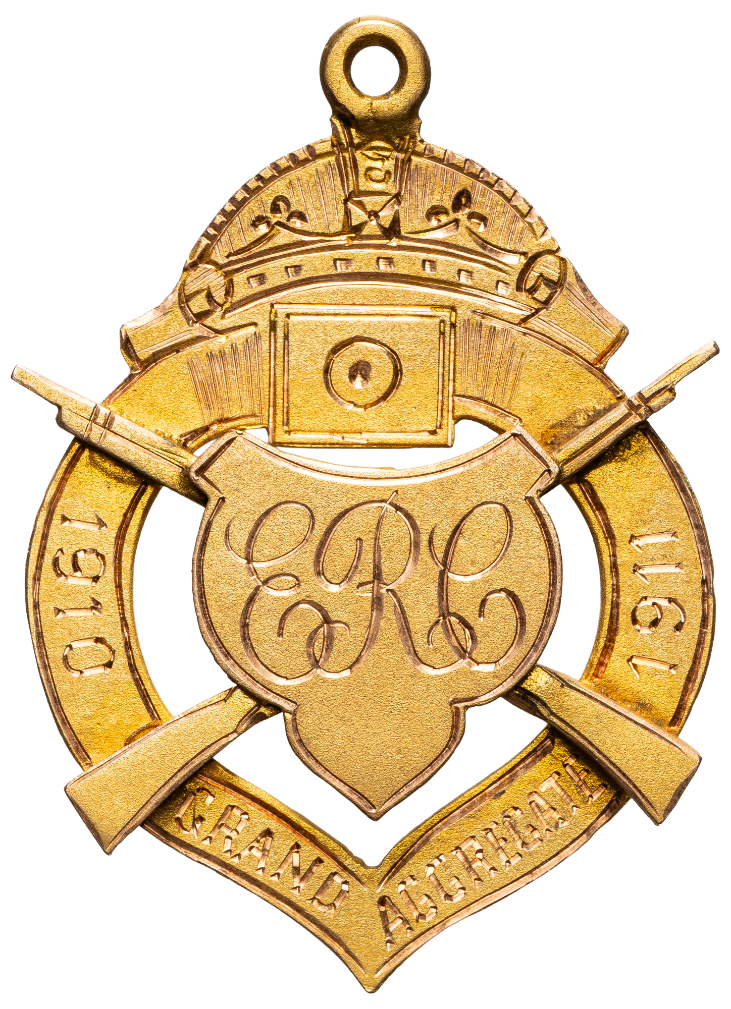 E.R.C (Rifle Club) - Grand Aggregate, 1910 - 1911, aUNC