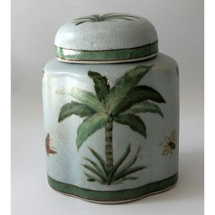 CERAMIC TEA CADDY