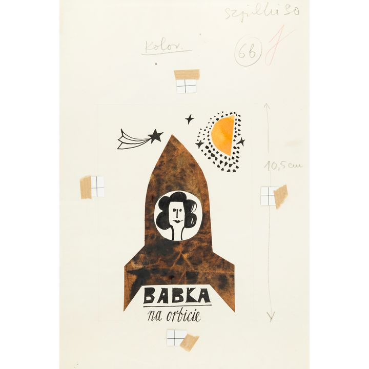 Jerzy Flisak | Babka na orbicie, ilustracja do Szpilek nr 30