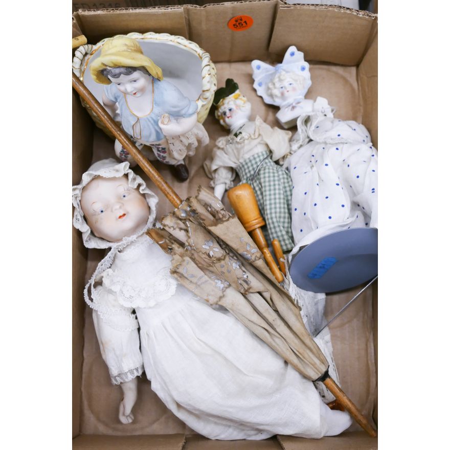 Box Old Bisque Dolls