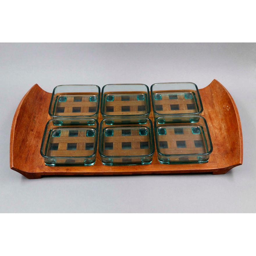 Jens Quistgaard - A 1960s Danish teak hors d’oeuvre tray