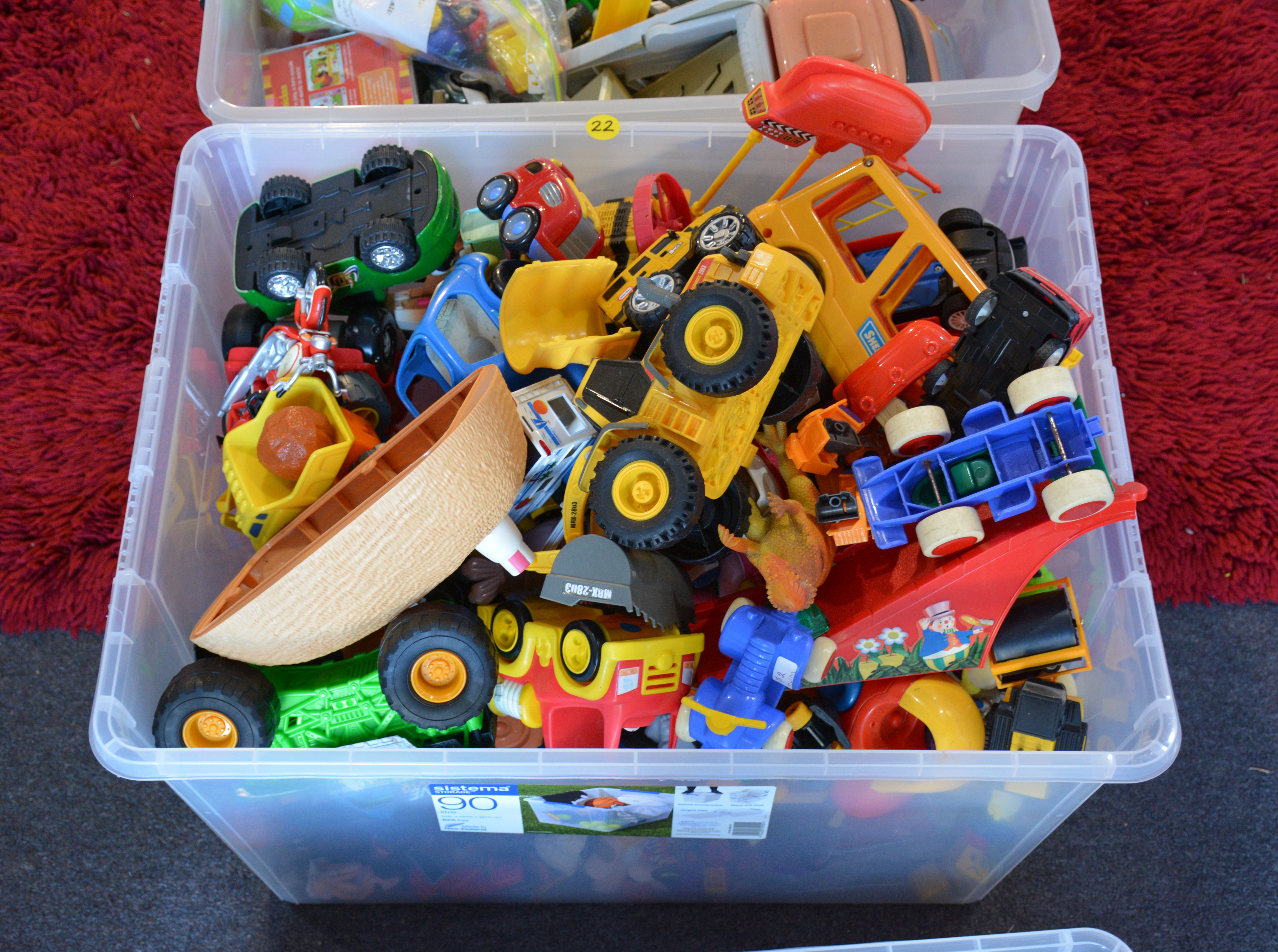 Large Collection of Toys in Box — sold at auction in New Zealand for $15