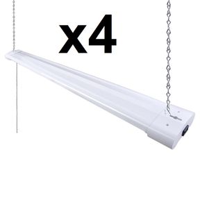 (4) 40W LINKABLE WORK LIGHT GARAGE LED LIGHT HIGHBAY 3040ALM