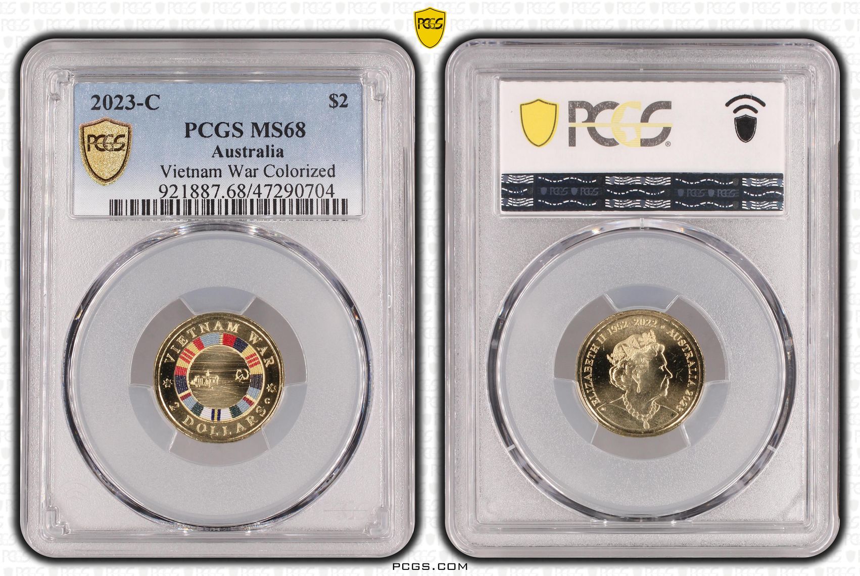 Vietnam War Colorized, Two Dollar, 2023-C, PCGS MS68