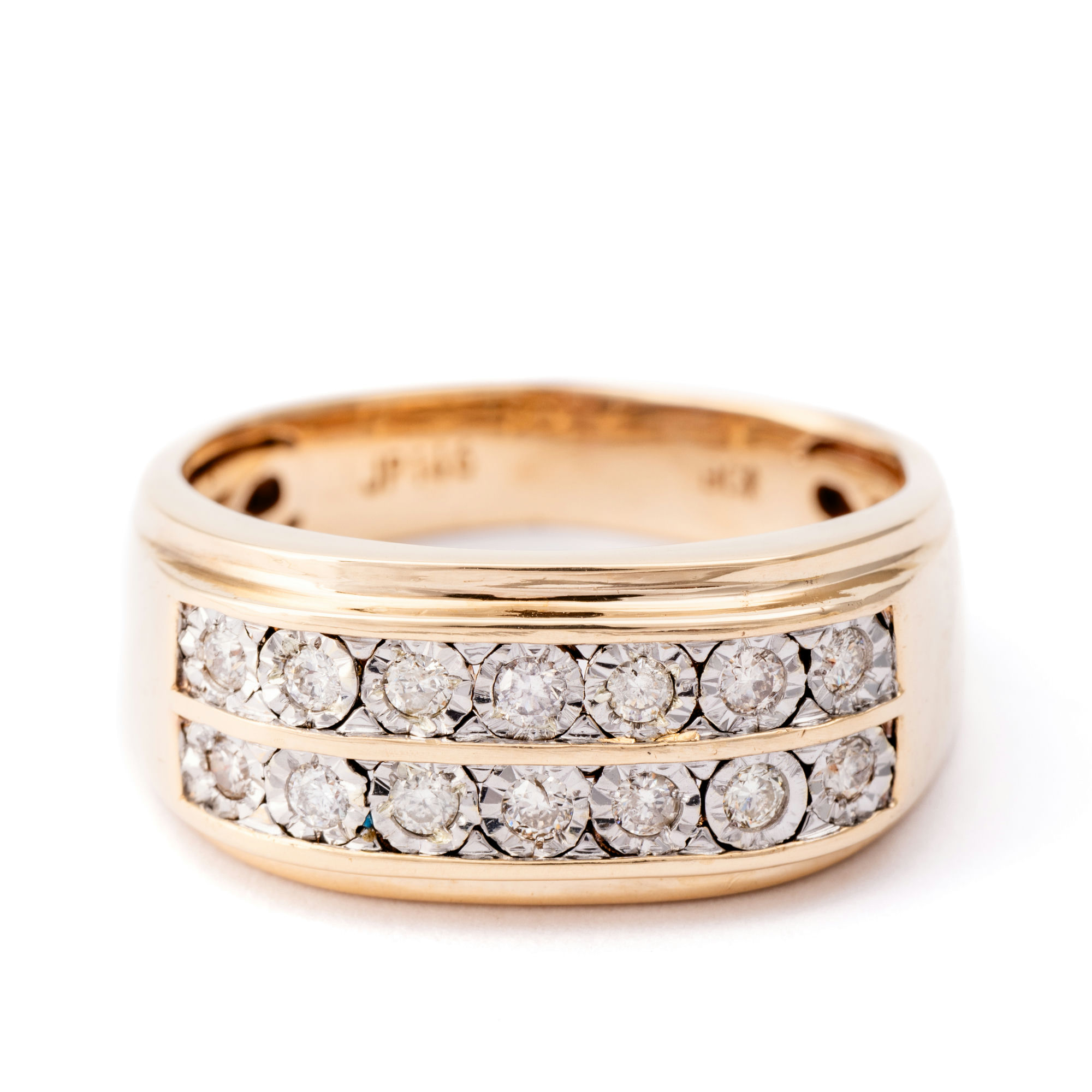 Diamond Ring 9ct Gold,