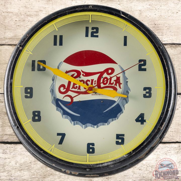 Pepsi Cola Double Dot Neon Advertising Sign