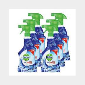 Dettol Hygiene Cleaner Bathroom Trigger - Ocean Fresh - 6 x 500ml-51459/1263 B5 (S1)
