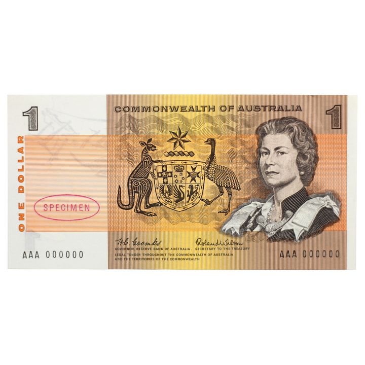 Specimen - Coombs/Wilson, One Dollar, 1966 Uncirculated