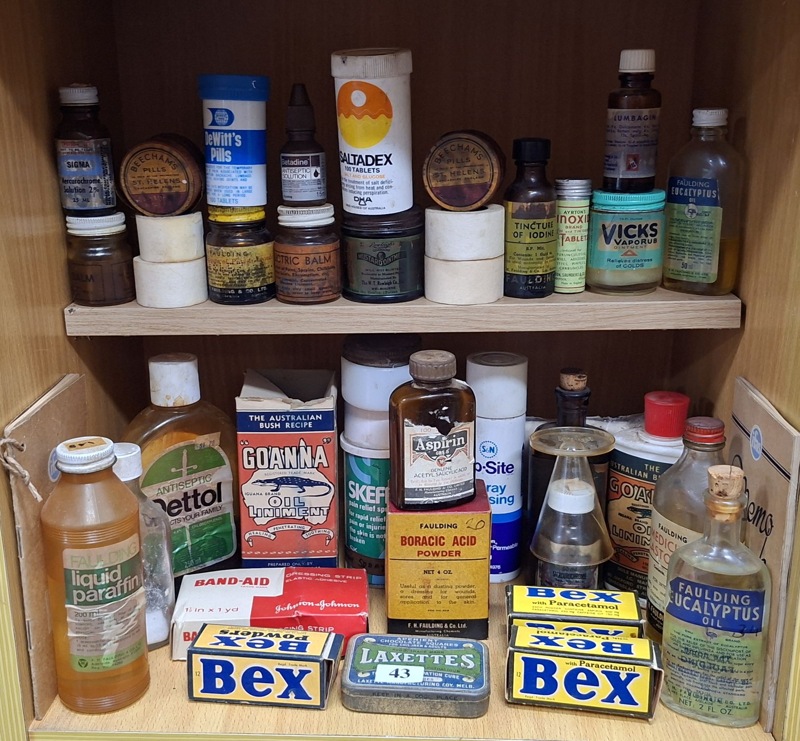 43 · CHEMISTS AND HOME REMEDY TINS