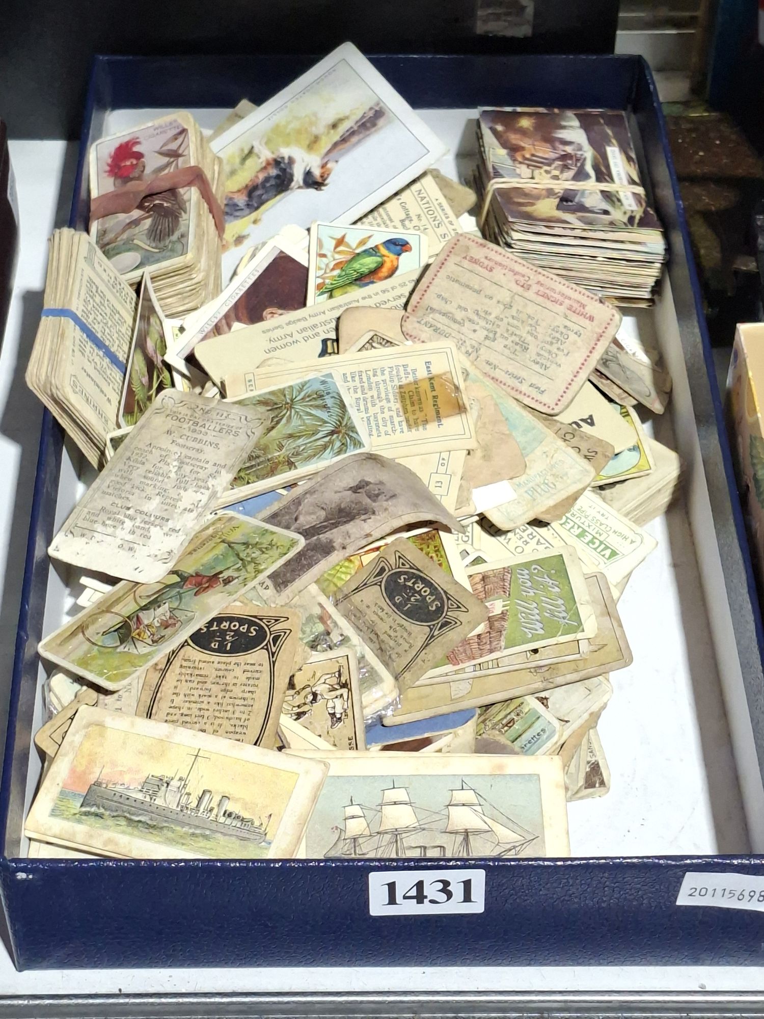 Collection Of Cigarette And Trade Cards