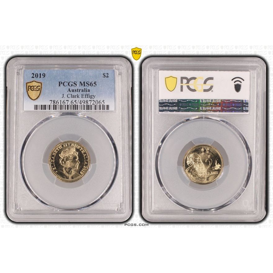 J. Clark Effigy, Two Dollar, 2019, PCGS MS65