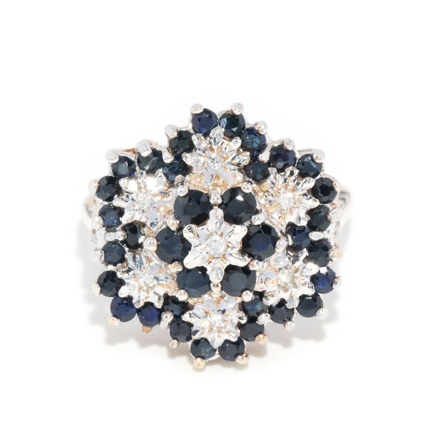9ct Sapphire and Diamond Ring