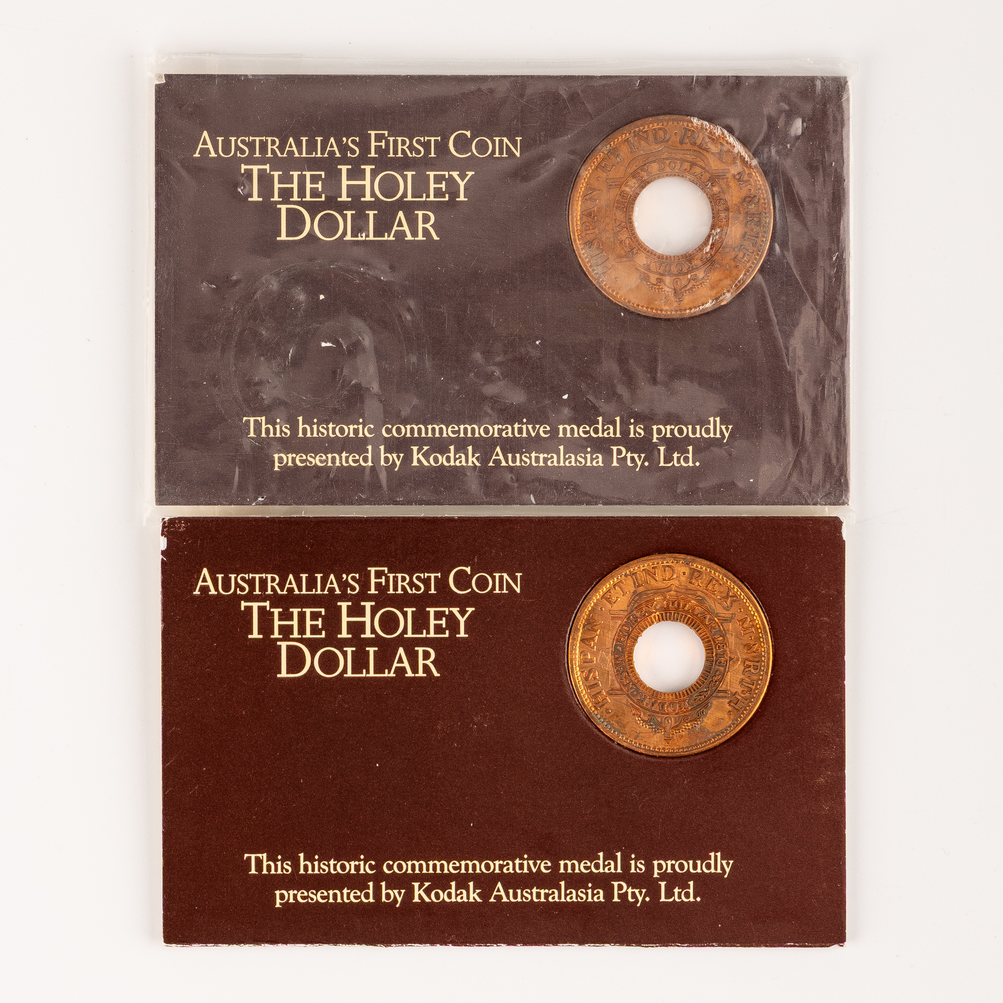 Kodak Australasia - Australia's First Coin, The Holey Dollar, 1988, UNC