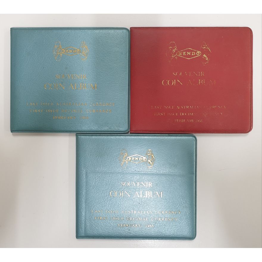 Souvenir Coin Albums (x3)