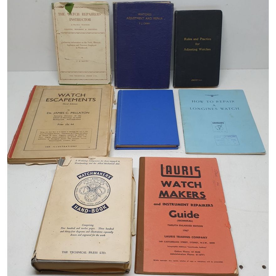 Watch Repair Books (x8)