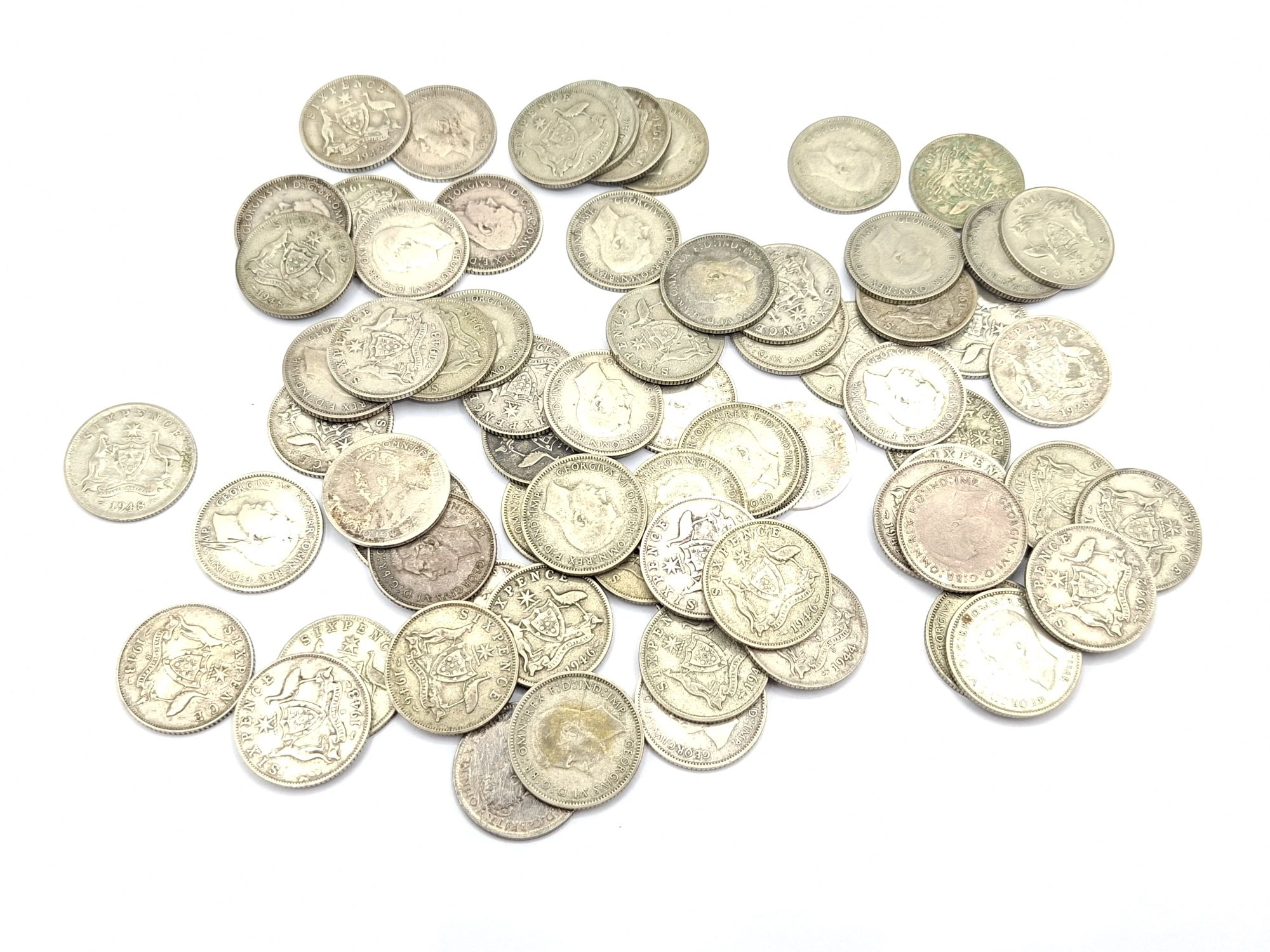 1324 · AUSTRALIAN SILVER COINS