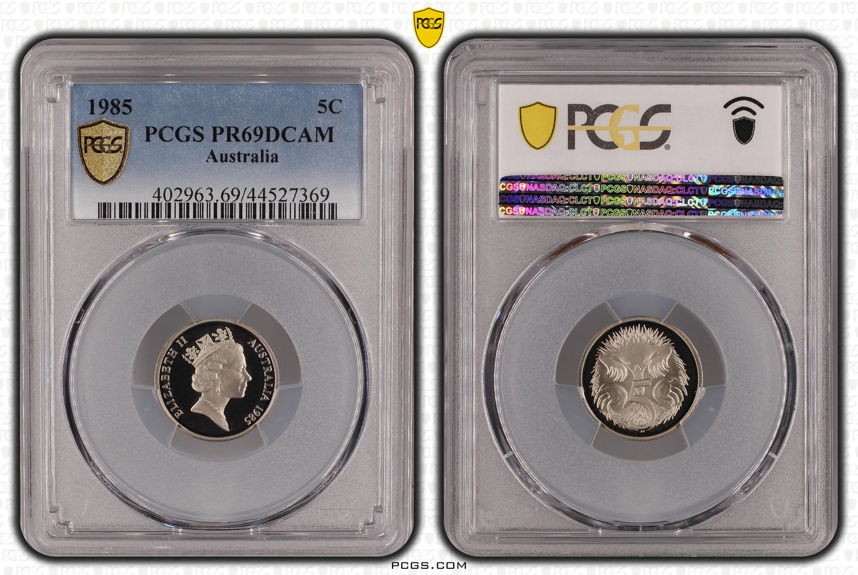 , Five Cent, 1985, PCGS PR69DCAM