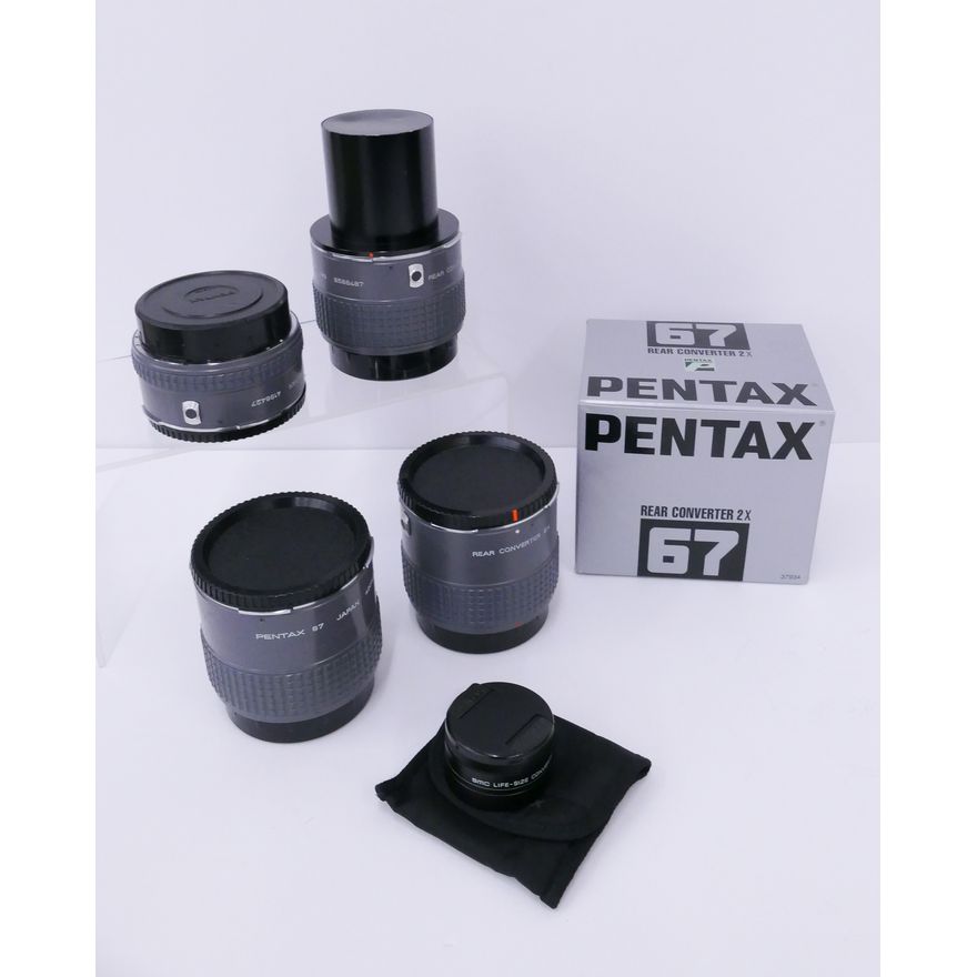 5pc Pentax 67 Rear Converters Etc.