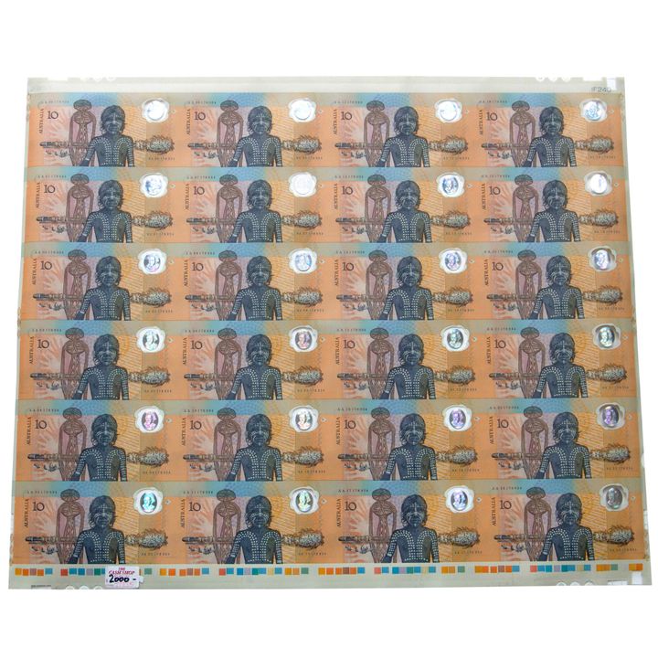 Fraser/Johnston, Ten Dollars, 1988, UNC