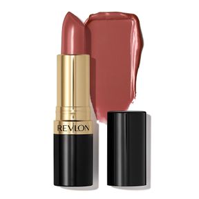 REVLON SUPER LUSTROUS LIPSTICK, CREAMY FORMULA FOR SOFT, FULLER-LOOKING LIPS, MOISTURIZED FEEL, 130 ROSE VELVET, 0.15 OZ