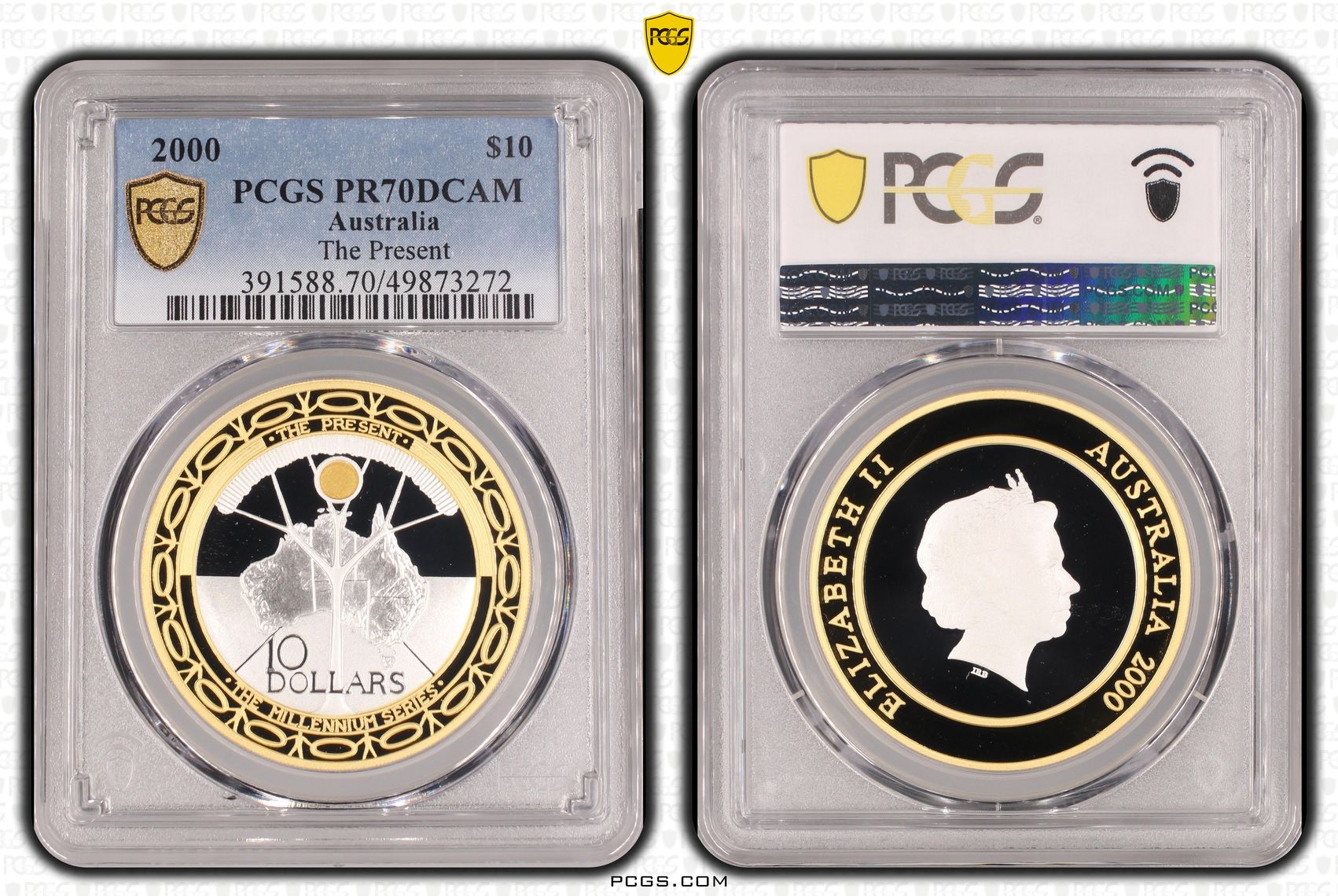 The Present, Ten Dollar, 2000, PCGS PR70DCAM
