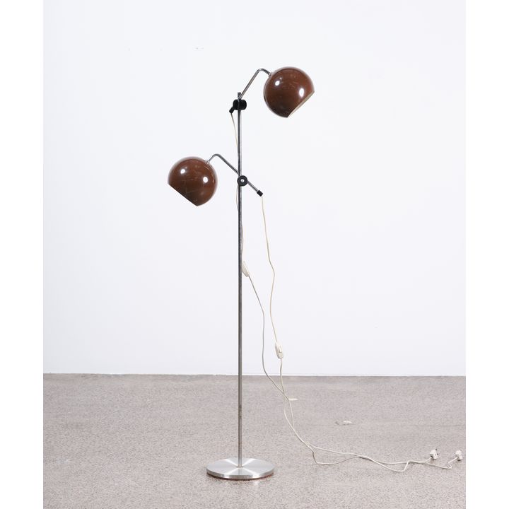 A 1960s retro standard lamp