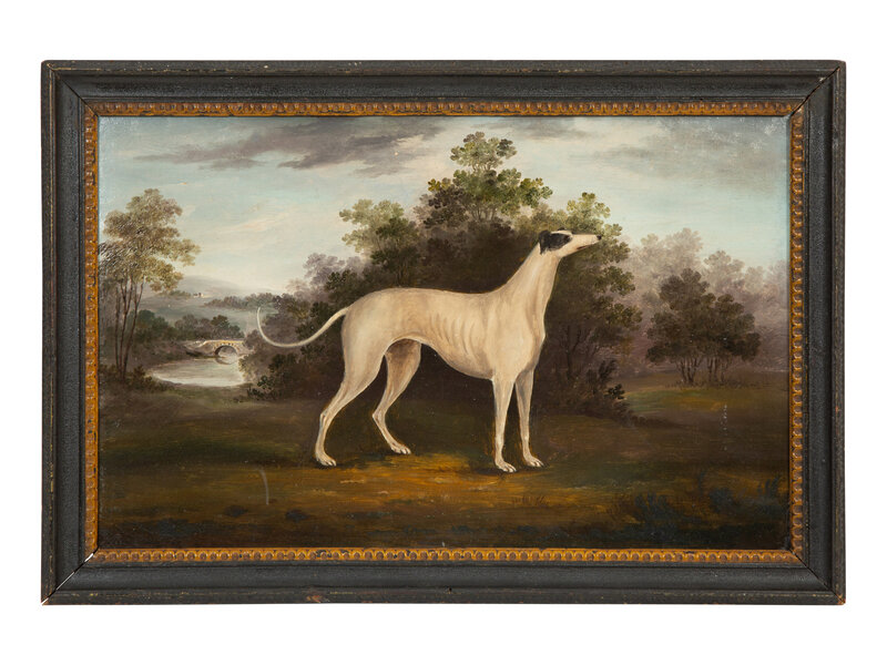 English School, 19th Century
Greyhound in a Landscape