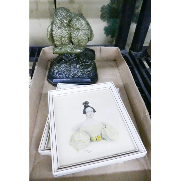 Box Vintage Female Portrait Prints Etc