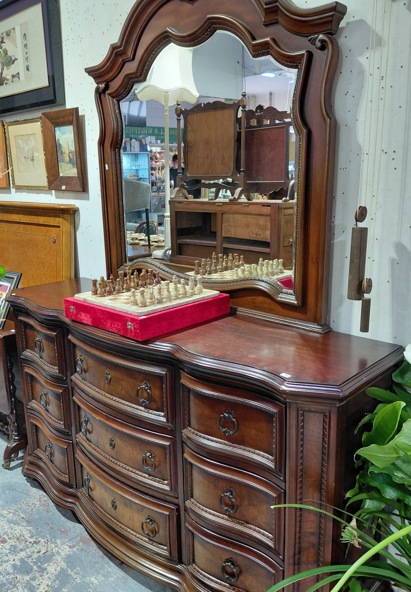 210 · SERPENTINE FRONT DRESSER