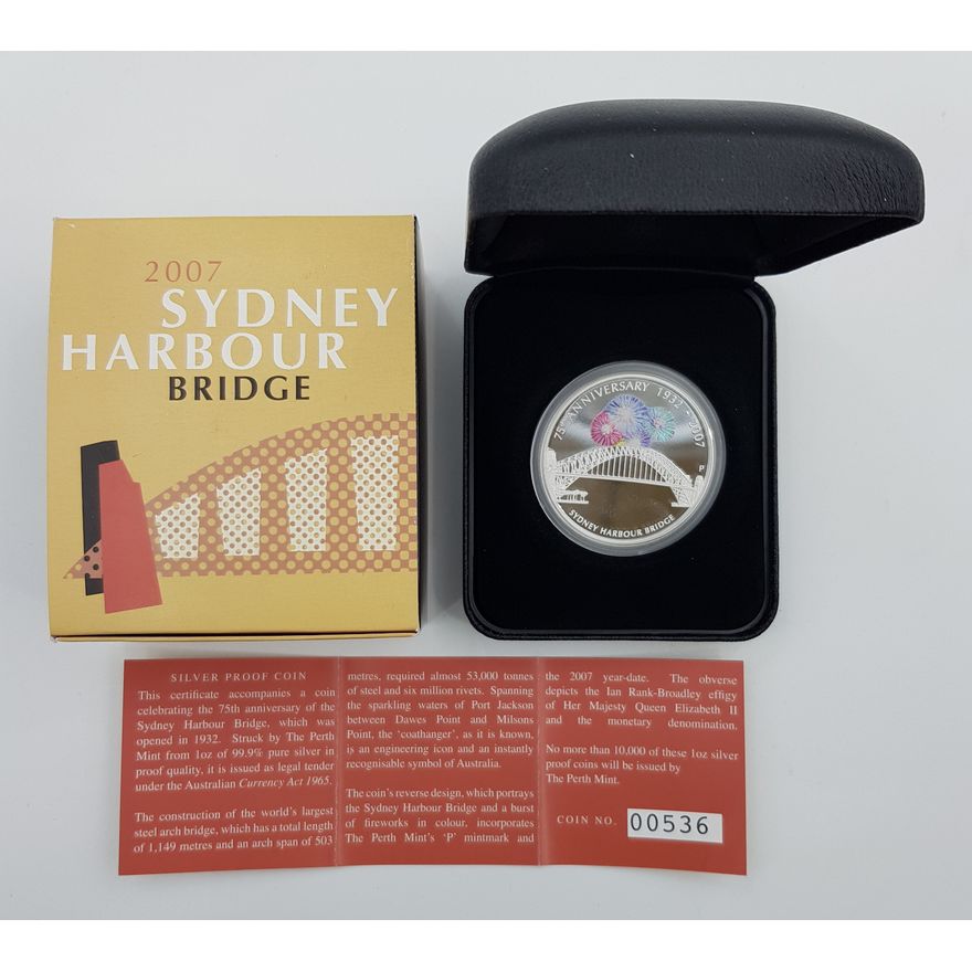 Sydney Harbour Bridge 1oz. Silver Proof Coin