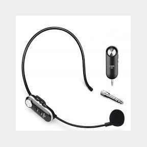 Aerbes Wireless Microphone Headset - 50M Range - UHF for Voice Amplifier - Bar 9902041026975- 51748/13065