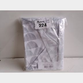 GEORGE AND MASON - DECO SHELL DUVET COVER SET - GREY - SINGLE