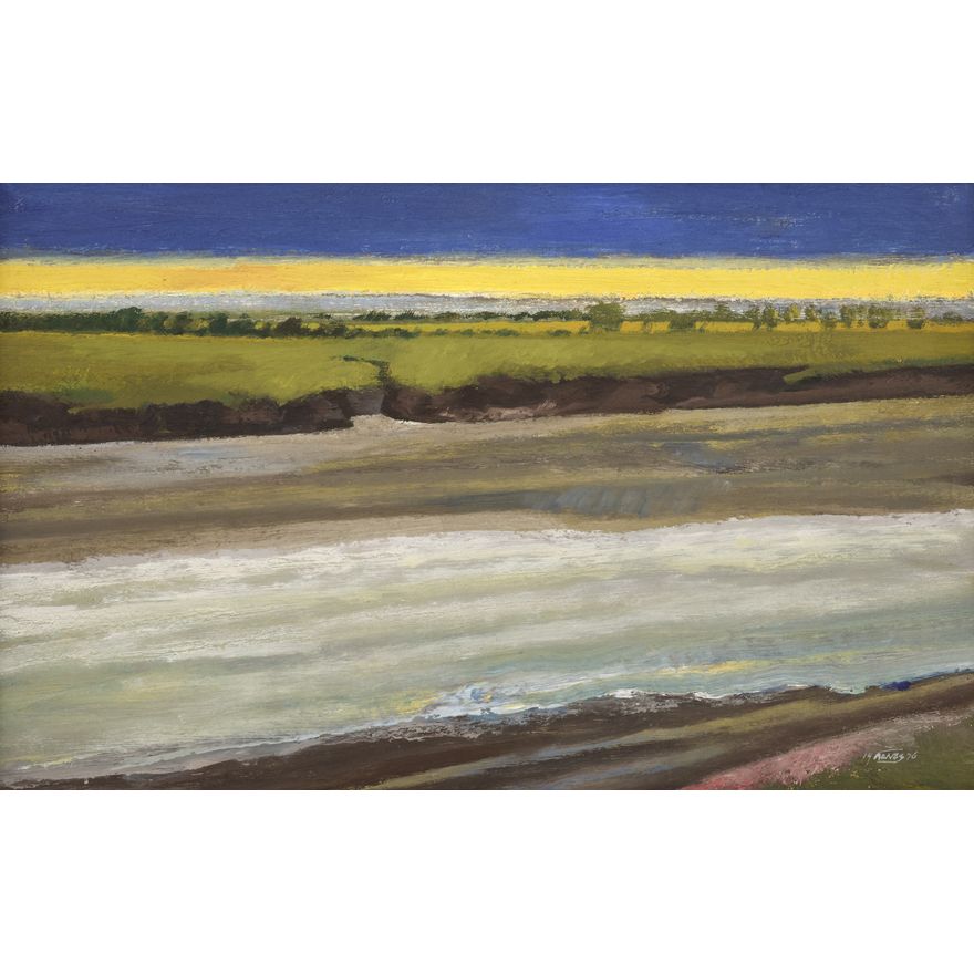 Paul Havas ''Tide Land'' (Skagit Valley) 1976 Oil