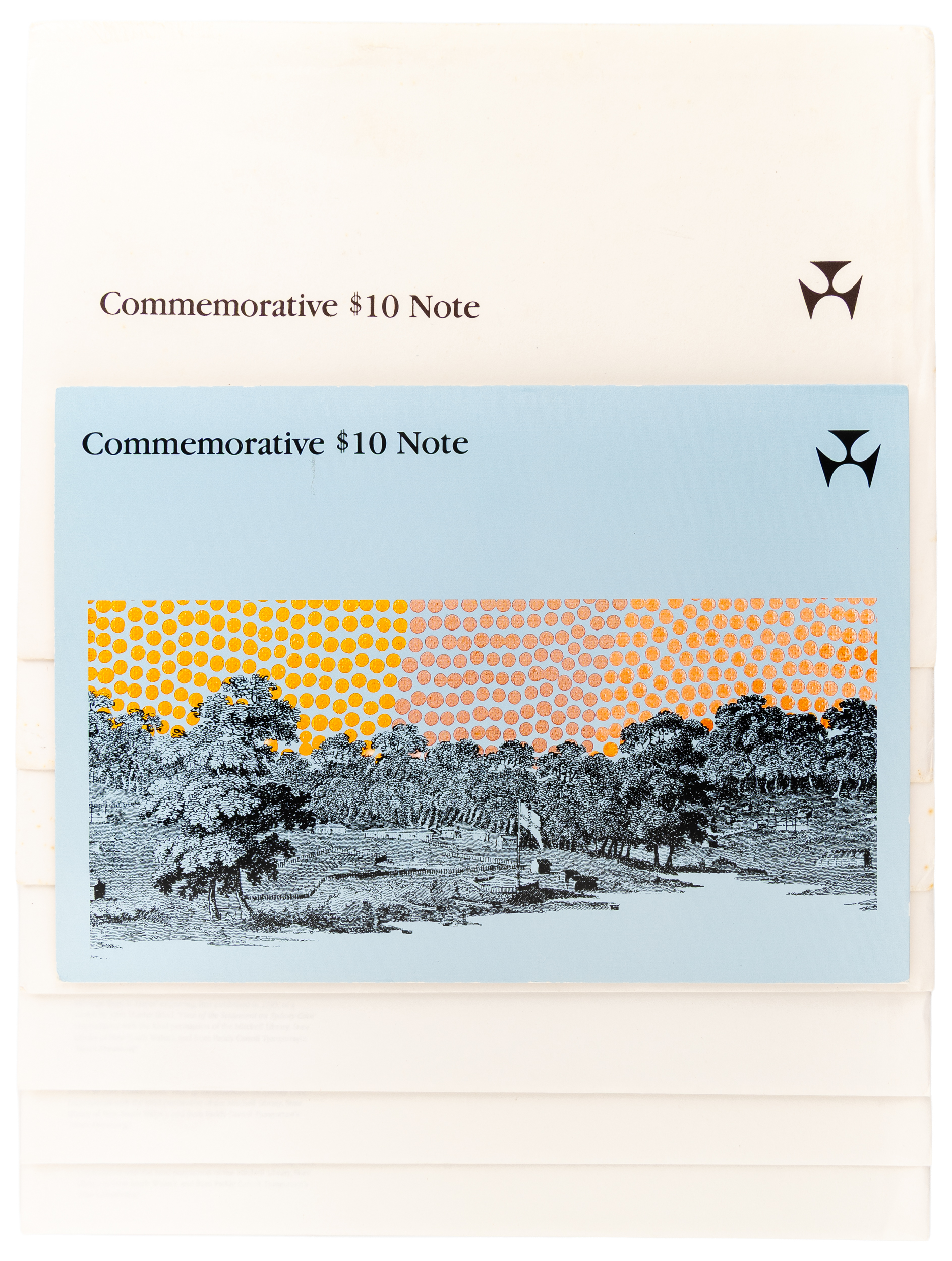 Johnston/Fraser, Bicentenary, Ten Dollars, 1988, UNC