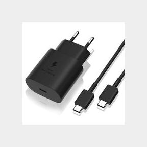 Super Fast 45W Charging Wall Charger Type C to Type C Cable Black |