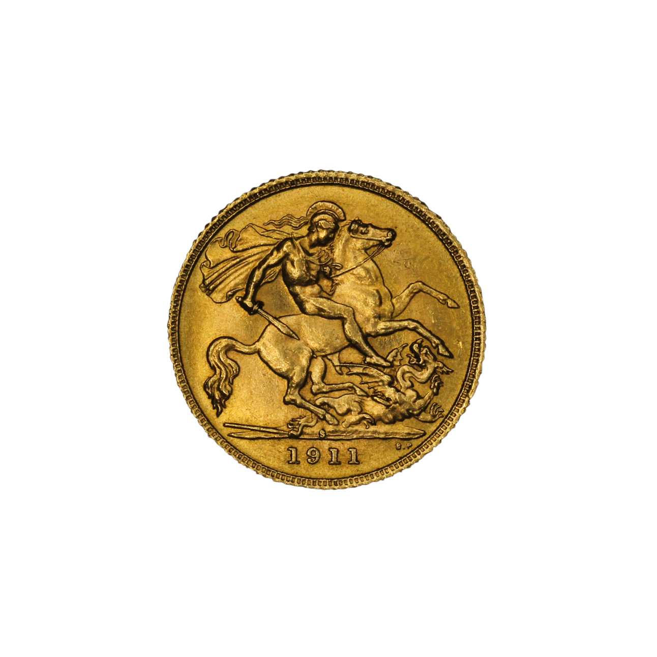 1259. · George V, Half Sovereign, 1911-S, aUNC