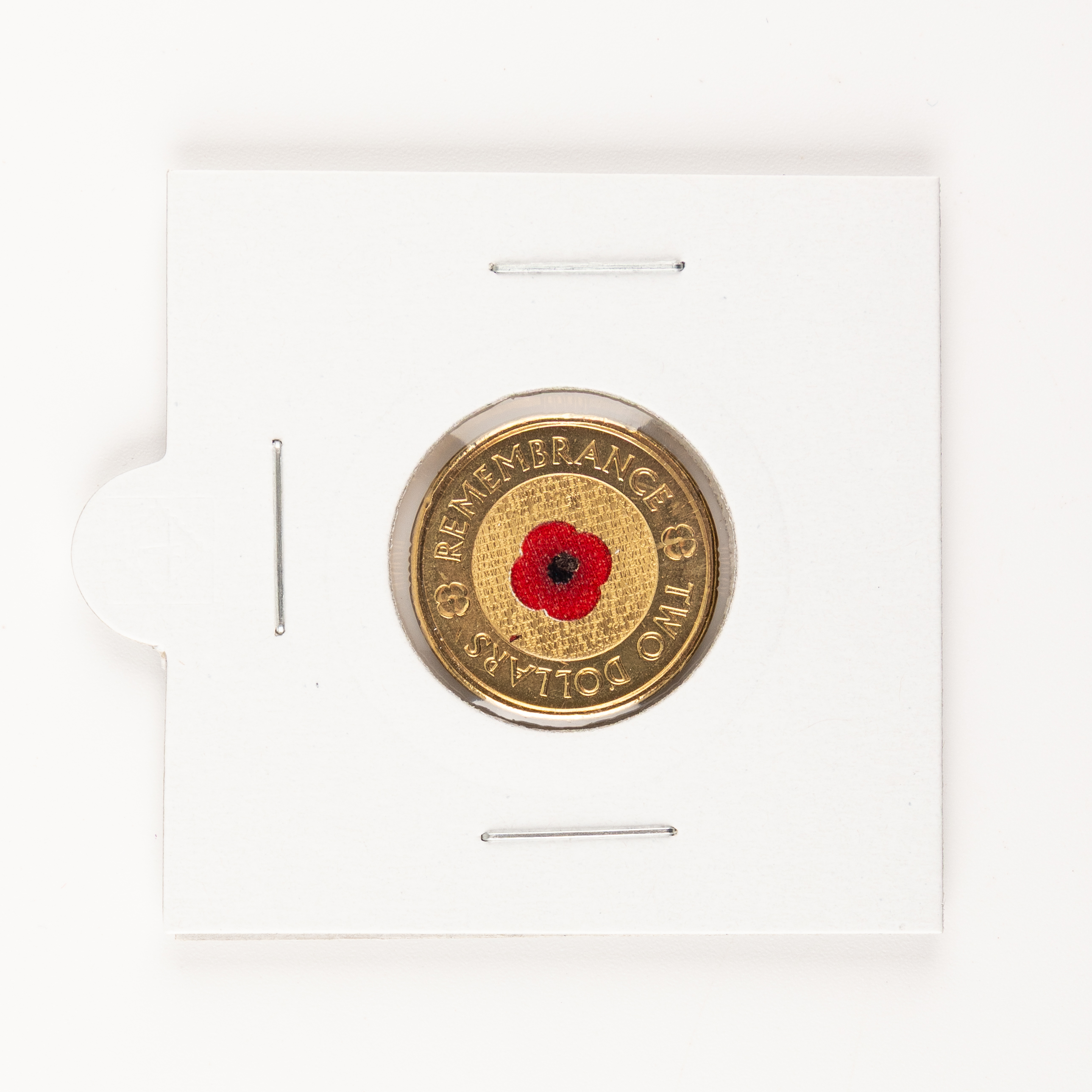 116 · Remembrance Day Red Poppy, Two Dollars, 2012,  UNC