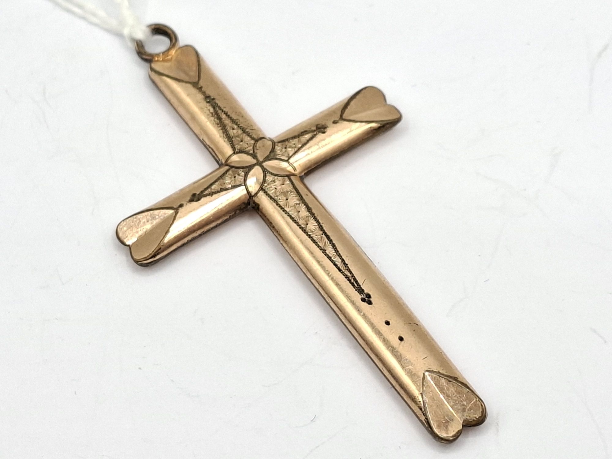 Gold Plated Cross Pendant