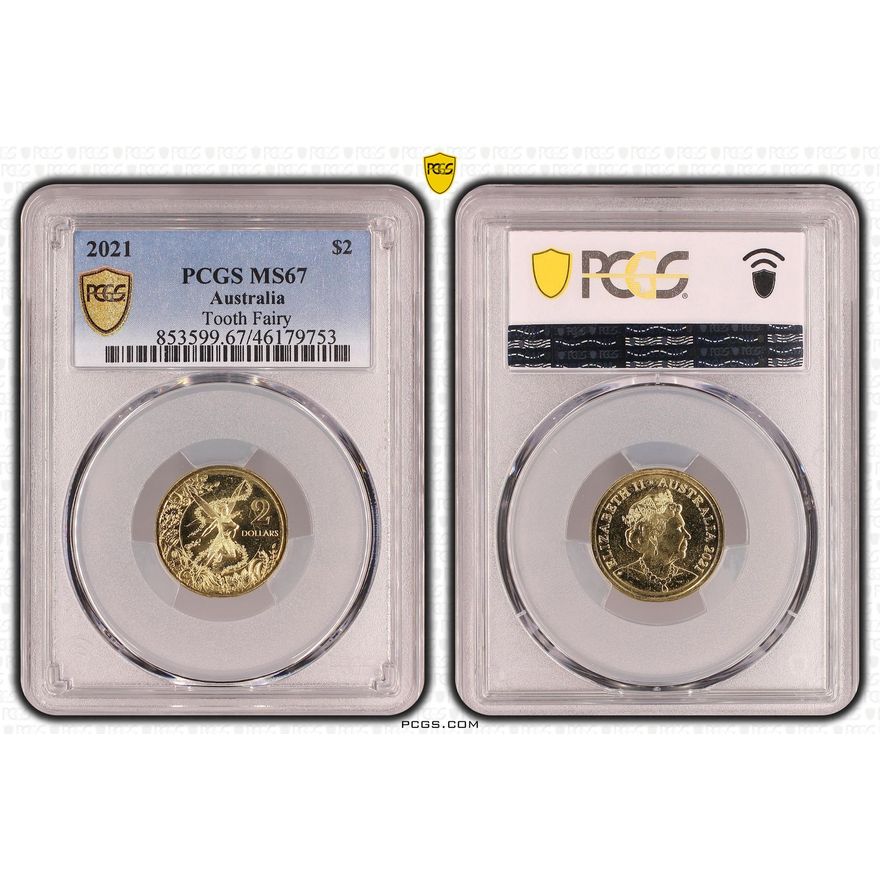 Tooth Fairy, Two Dollar, 2021, PCGS MS67