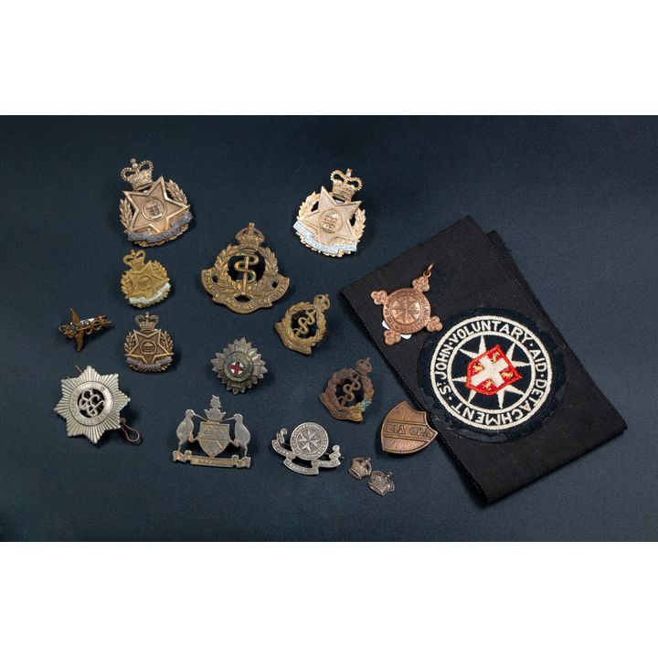 ROYAL NZ ARMY MEDICAL CORPS; NURSING CORPS, ST JOHNS AMBULANCE ETC..